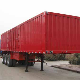 Van transport semi trailer